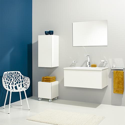 Washbasin base cabinet ELA with ceramic washbasin Anwendung 13