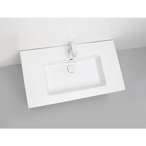 Washbasin base cabinet ELA with ceramic washbasin Anwendung 5