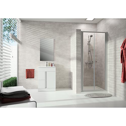 Alpha 2 niche shower, 2 swing doors Anwendung 1