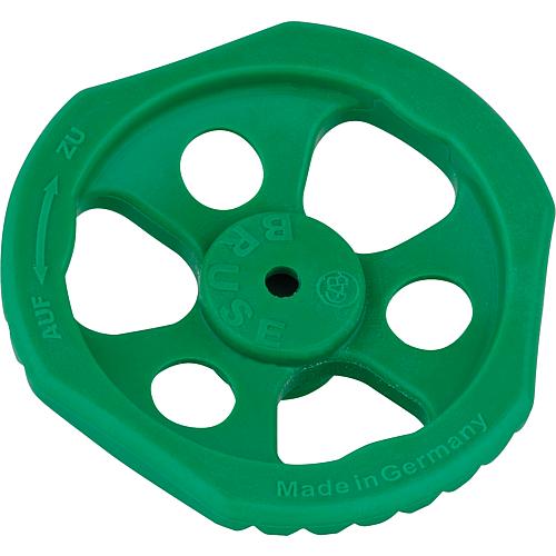 Handwheel, green Standard 1