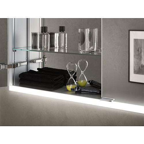 Flush-mounted LED mirror cabinet, Emco ASIS Prime 2, 600 mm in width Anwendung 1