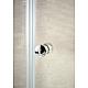 Alpha 2 niche shower, 3-piece sliding door