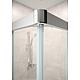 Corner shower cubicle Alpha 2, 2 sliding doors and 2 glass fixtures Anwendung 2