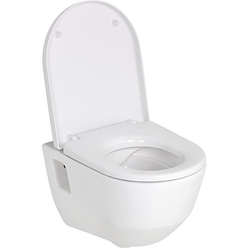 WC suspendu à rinçage en profondeur Pro, sans rebord Anwendung 2