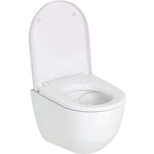 Wall-mounted flushdown toilet Pro Compact, rimless Anwendung 2