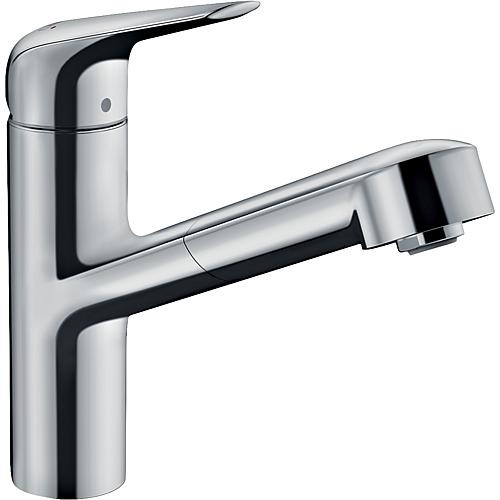 Washbasin mixer 150 M 42 with removable outlet and system sBox Standard 1