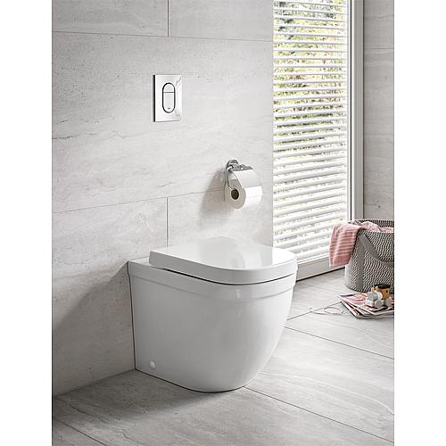 WC-Sitz Grohe Euro Softclose weiß Edelstahlscharnier