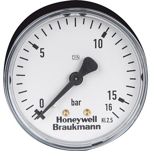 Manometer 0-16 bar DN 8 (1/4"), axial Standard 1