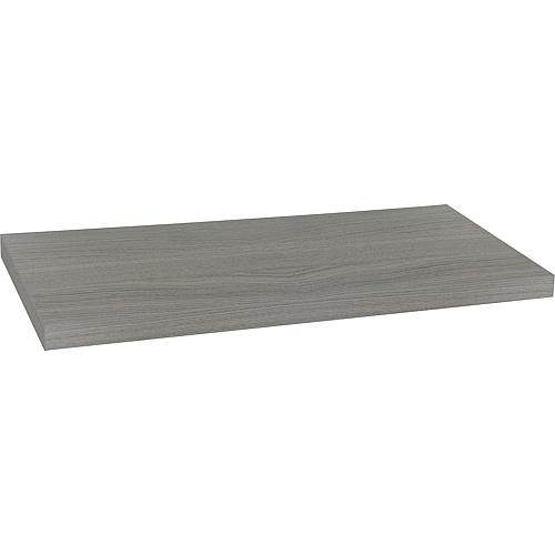 Counter top Blata, grey elm, without hole for washbasin, with fixing, 1200x56x510 mm