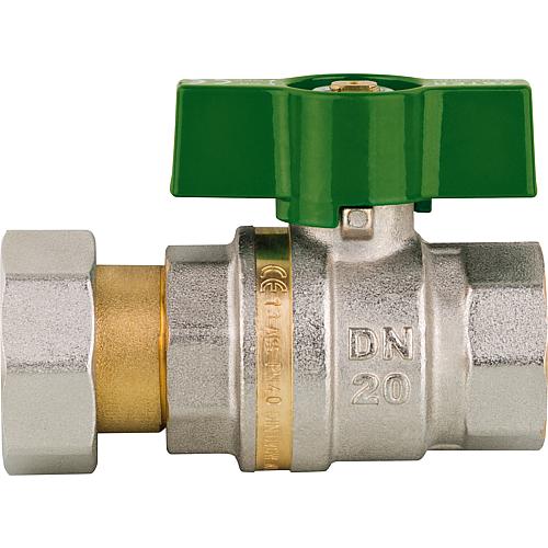 Brass ball valve, IT x union bush Standard 1