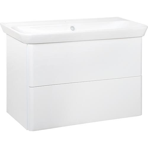 Washbasin base cabinet SURI2 with ceramic washbasin, width 1000 mm Standard 1