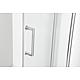 Corner shower cubicle Elion 2.0, 765-790 mm, height 1950 mm, reversible, 6 mm glass, 2 sliding doors