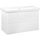 Washbasin base cabinet SURI2 with ceramic washbasin, width 1200 mm
 Standard 1