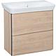 Washbasin base cabinet SURI2 with ceramic washbasin, width 650 mm Standard 2