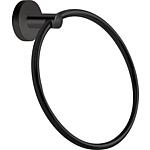 Towel ring Eldrid nero, brass, black