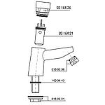 Ersatzteile zu Waschtisch-Selbstschlussventil Picto 93 016 70