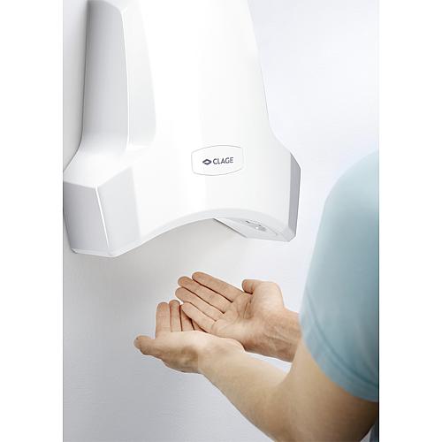 CLAGE hot air hand drier with infrared sensor