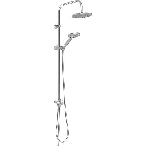 Shower system Nestos with hand shower + overhead shower Ø 200 mm chrome