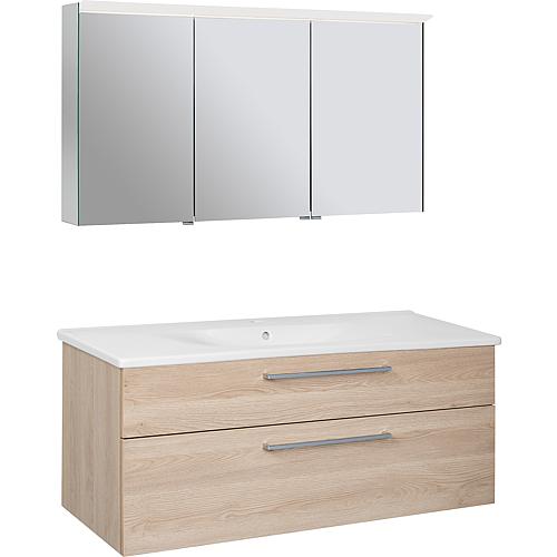 Kit meuble de salle de bains SURI1, largeur 1230 mm Standard 3