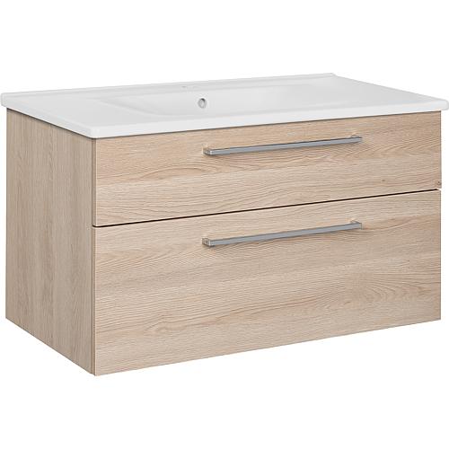 Waschtischunterschrank SURI1 mit Waschtisch aus Keramik, 930 mm Breite Standard 2