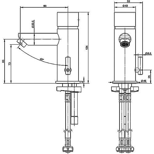 Selbstschluss-Ventil CONTI+ lino SofTouch ST10 Standard 2