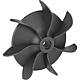 Fan impeller BG63 D.100 Standard 1