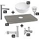 Blata bathroom counter top promotional pack, grey elm Standard 1