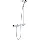 Kit de renovation Hansamicra barre de douche 920mm, douchette + thermostat, chrome