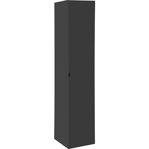 Colonne série LOSSA 1 porte butée gauche anthracite brillant 350x1625x370 mm