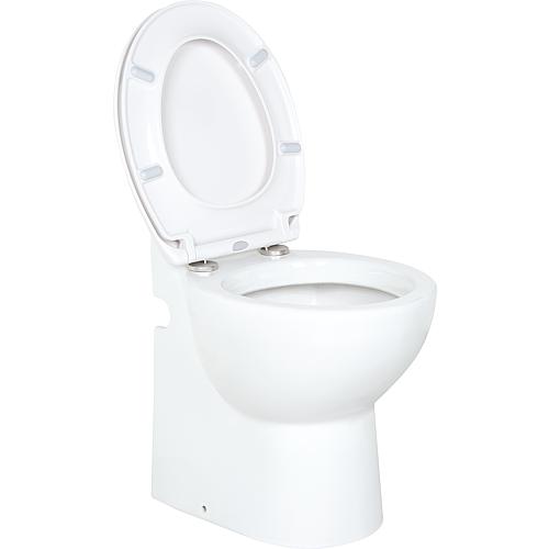 Keramik Stand-WC mit integrierter Hebeanlage und Spülautomatik Gestolette 1010 Anwendung 2