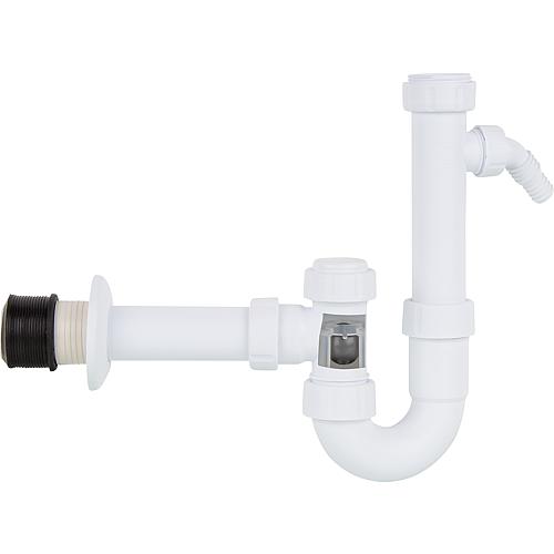 Sink and basin siphon with inspection opening Anwendung 1