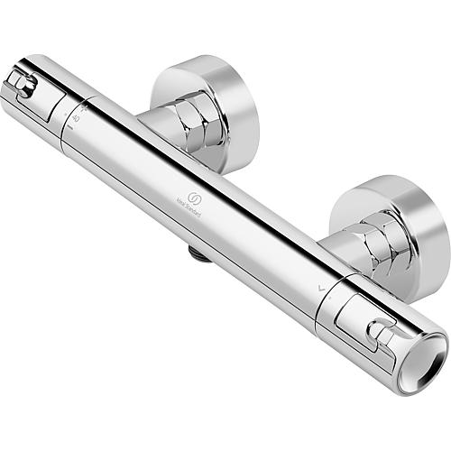 Thermostat de douche en saillie Ceratherm T50, chrome, saillie 78 mm