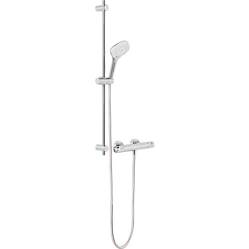 Shower thermostat set Ideal Standard Ceratherm 100 shower bar 900 mm, hand shower Ø 134 mm and shower hose chrome