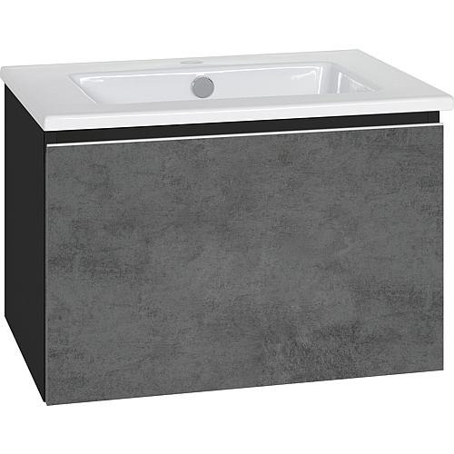 Washbasin base cabinet ELA with ceramic washbasin Standard 3