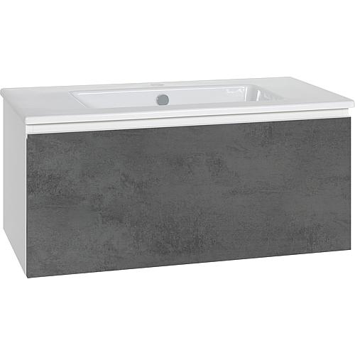 Washbasin base cabinet ELA with ceramic washbasin Standard 4