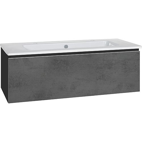Washbasin base cabinet ELA with ceramic washbasin Standard 3