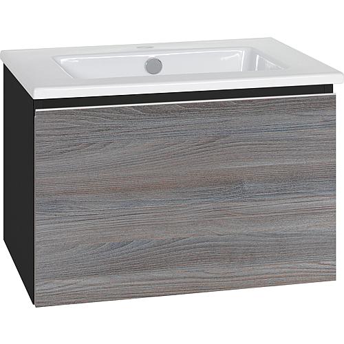 Washbasin base cabinet ELA with ceramic washbasin Standard 2
