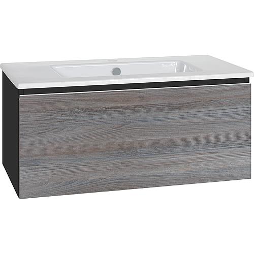 Washbasin base cabinet ELA with ceramic washbasin Standard 2