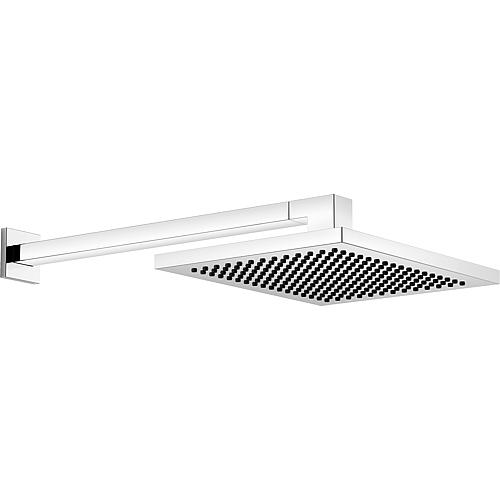 Head shower Dornbracht Symetrics 1 spray mode, Ø 300x240 mm with wall connection pipe, projection 450 mm, chrome