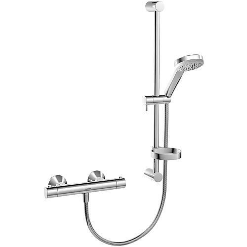 Hansaunita shower set with Hansaviva handheld shower and thermostat Standard 1