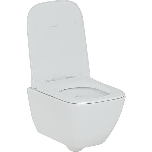 Wand-Tiefspül-WC Smyle Square Compact, spülrandlos Anwendung 2