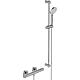 Kit de douche Ideal Standard Ceratherm 50 avec thermostat, barre de douche 900 mm, douchette Ø 110 mm et flexible chrome