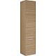 Tall cabinet series MBK, 2 doors, natural oak, right stop, 350x1625x370 mm