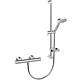 Hansaunita shower set with Hansaviva handheld shower and thermostat Standard 1