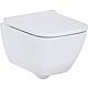 Wall-mounted flushdown toilet Smyle Square Compact, rimless Standard 1