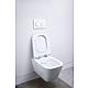 Wall-mounted flushdown toilet Smyle Square Compact, rimless Anwendung 3