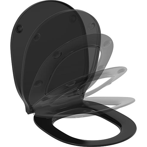 WC-Sitz Connect Air, schwarz, Softclose Anwendung 3