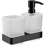 Loft cup/soap holder, black