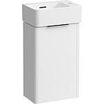 Base unit + washbasin Laufen Val, 340x640x220 mm, 1 t/hole, w.o/flow, 1 dr, rt. stop, matt white