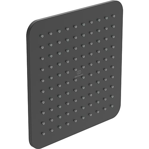 Idealrain Cube 200x200 mm overhead shower, matt black